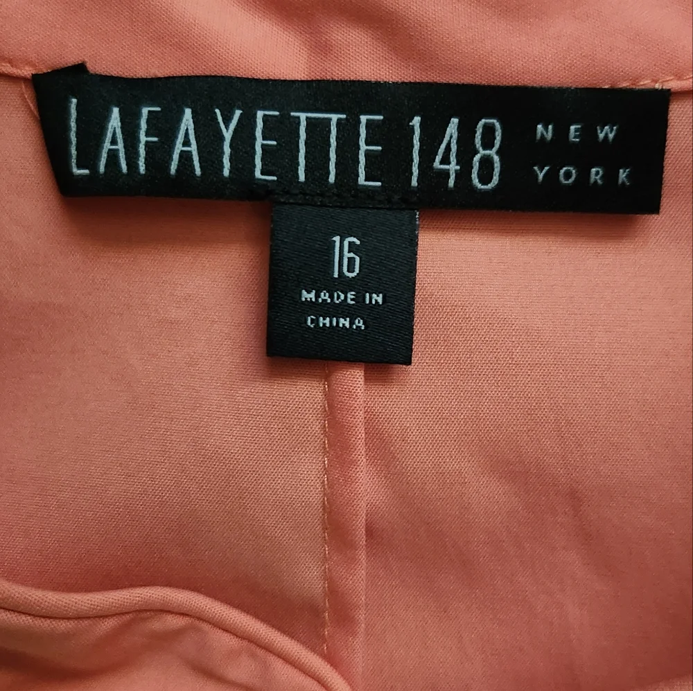 Lafayette 148 Blouse Short Sleeve Shirt - Picture 7 of 10